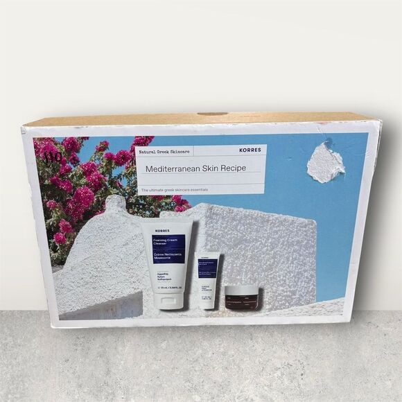 KORRES Mediterranean Skin Recipe Travel Skincare Set Hydrating & Brightening - Picture 1 of 7
